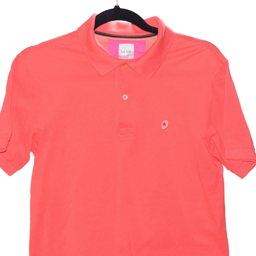 Paul Smith Small Orange Short Sleeve Polo Shirt